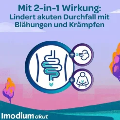 Outlet Imodium akut Duo - bei akutem Durchfall mit Blähungen, 6 St