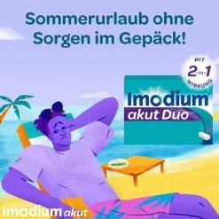 Outlet Imodium akut Duo - bei akutem Durchfall mit Blähungen, 6 St
