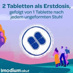 Outlet Imodium akut Duo - bei akutem Durchfall mit Blähungen, 6 St