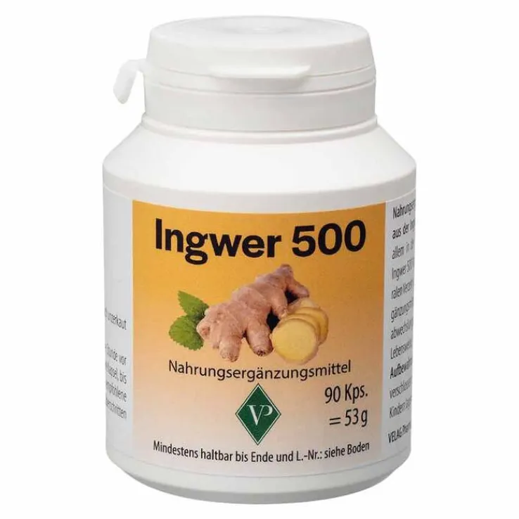 Ingwer 500 Kapseln, 90 St