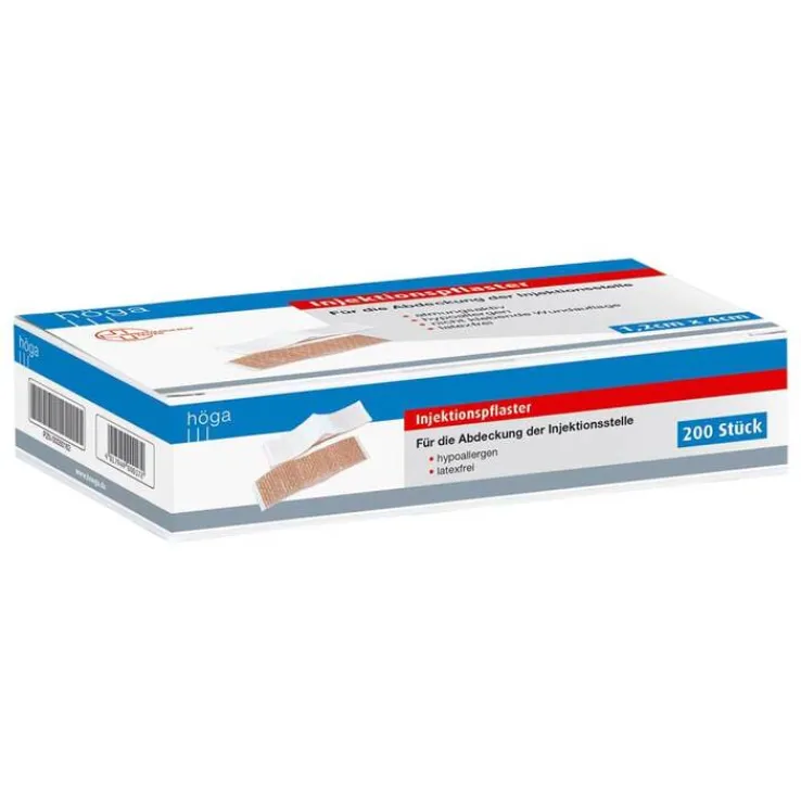 Injektionspflaster hypoallergen 1,2x4cm, 200 St