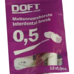 New Doft Interdentalbürste 0,5 mit Wechselgriff , 12 St
