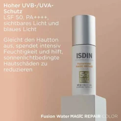 ISDIN Fotoprotector Fusion Water Magic Repair Color, 50 ml