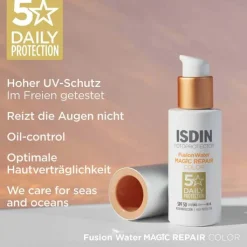 ISDIN Fotoprotector Fusion Water Magic Repair Color, 50 ml
