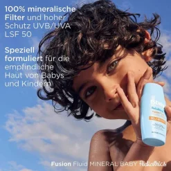 Best Fotoprotector Pediatrics Fusion Fluid Mineral Baby SPF 50, 50 ml Kinder Sonnenpflege|Mineralische Sonnencreme