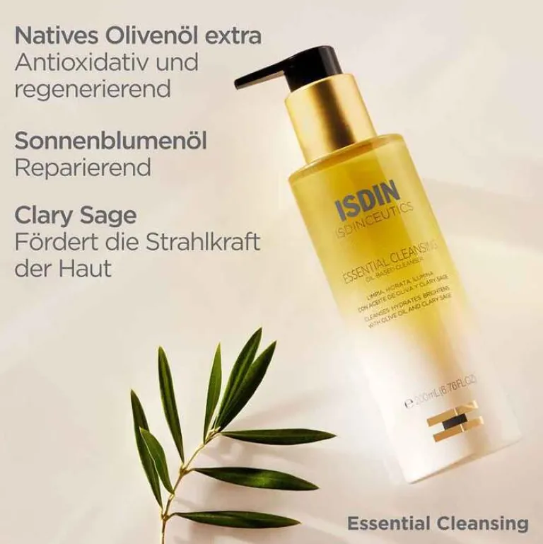 New Isdin ceutics Essential Cleansing Öl, 200 ml