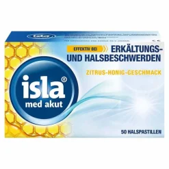 Clearance Isla ® med akut Pastillen Zitrus-Honig-Geschmack, 50 St