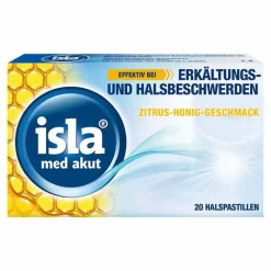 Clearance Isla ® med akut Pastillen Zitrus-Honig-Geschmack, 20 St