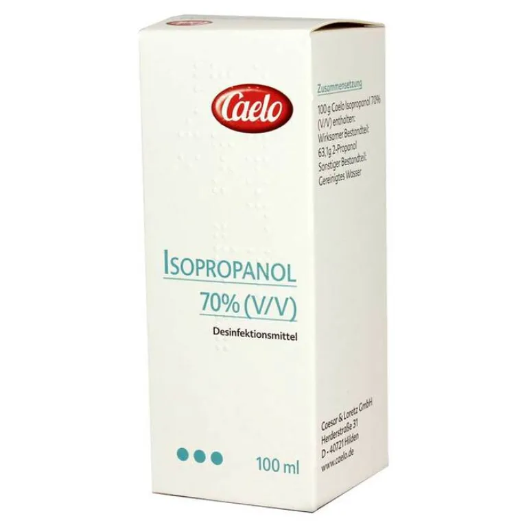 Best Isopropanol 70% (V/V) Caelo Desinfektionsmittel, 100 ml Händedesinfektionsmittel