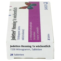 Jodetten Henning 1x wöchentlich Tabletten, 28 St
