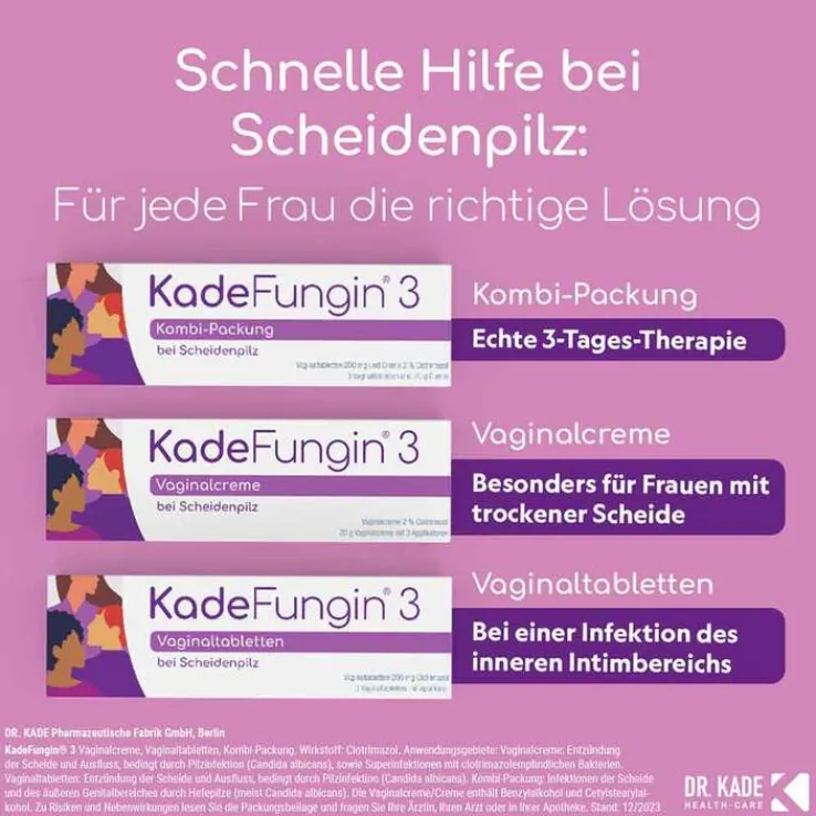 Kadefungin 3 Vaginalcreme, 20 g