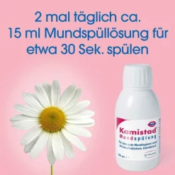 Kamistad® Mundspülung bei Zahnfleischentzündungen und Aphten, 150 ml