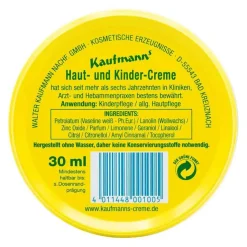 Outlet Kaufmanns Haut und Kindercreme, 30 ml