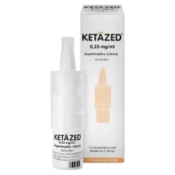 Outlet Ketazed 0,25 mg/ml Augentropfen Lösung, 1X10 ml