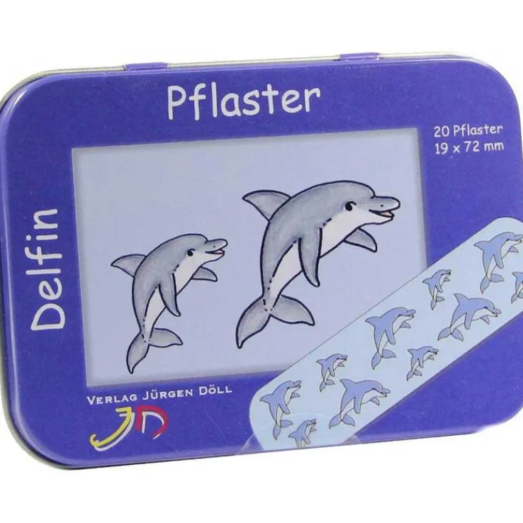 Kinderpflaster Delfin Dose, 20 St