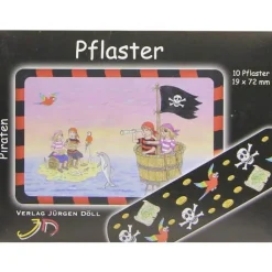 Kinderpflaster Piraten Briefchen, 10 St