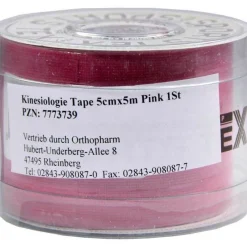 New Kinesiologie Tape 5 cm x 5 m pink, 1 St