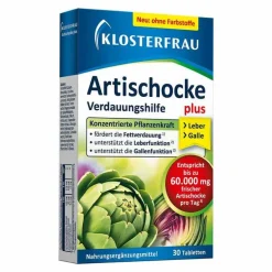 Clearance Artischocke plus Tabletten, 30 St Verdauung