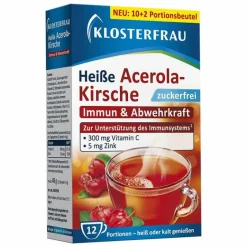 Outlet heiße Acerola-Kirsche zuckerfrei Granulat , 12 St Vitamin C (Ascorbinsäure)
