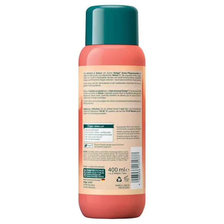 Kneipp Aroma-Pflegeschaumbad Natürlich in Balance, 400 ml