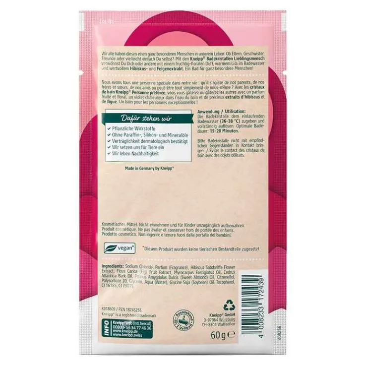 Kneipp Badekristalle Lieblings-Mensch, 60 g