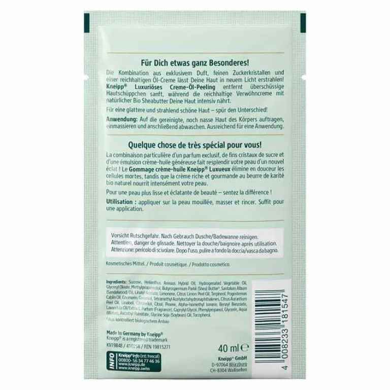 Sale luxuriöses Creme-Öl-Peeling, 40 ml Peelings