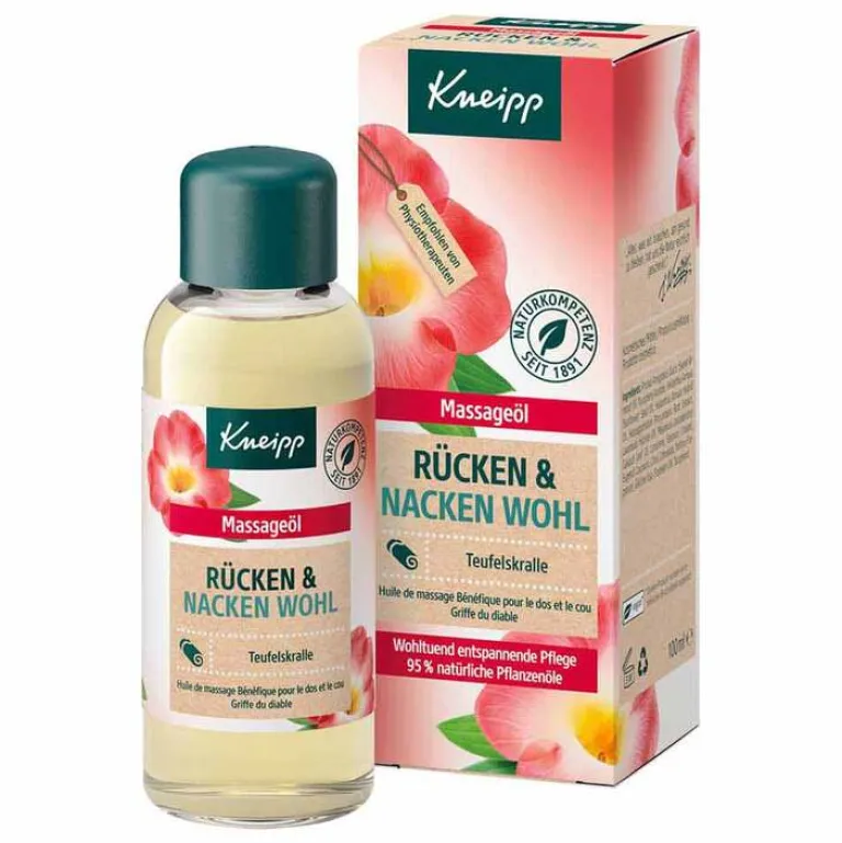 New Kneipp Massageöl Rücken & Nacken Wohl, 100 ml