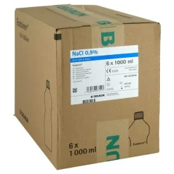 Hot B. Braun Kochsalzlösung 0,9% B.Braun Spüllösung Ecotainer, 6X1000 ml