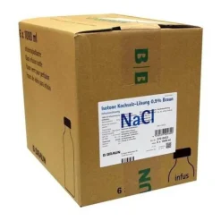 B. Braun Kochsalzlösung 0,9% Glasflasche, 6X1000 ml