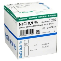 Kochsalzlösung 0,9% Miniplasco connect, 20X10 ml