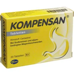 KOMPENSAN® 340mg Tabletten – Bei Sodbrennen , 20 St