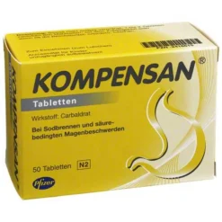 New Kompensan ® 340mg Tabletten – Bei Sodbrennen , 50 St