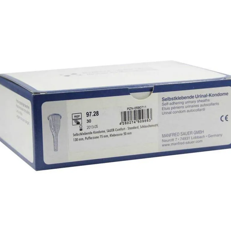 Outlet Sauer Continence Kondome Comfort selbstklebend 97, 30 St