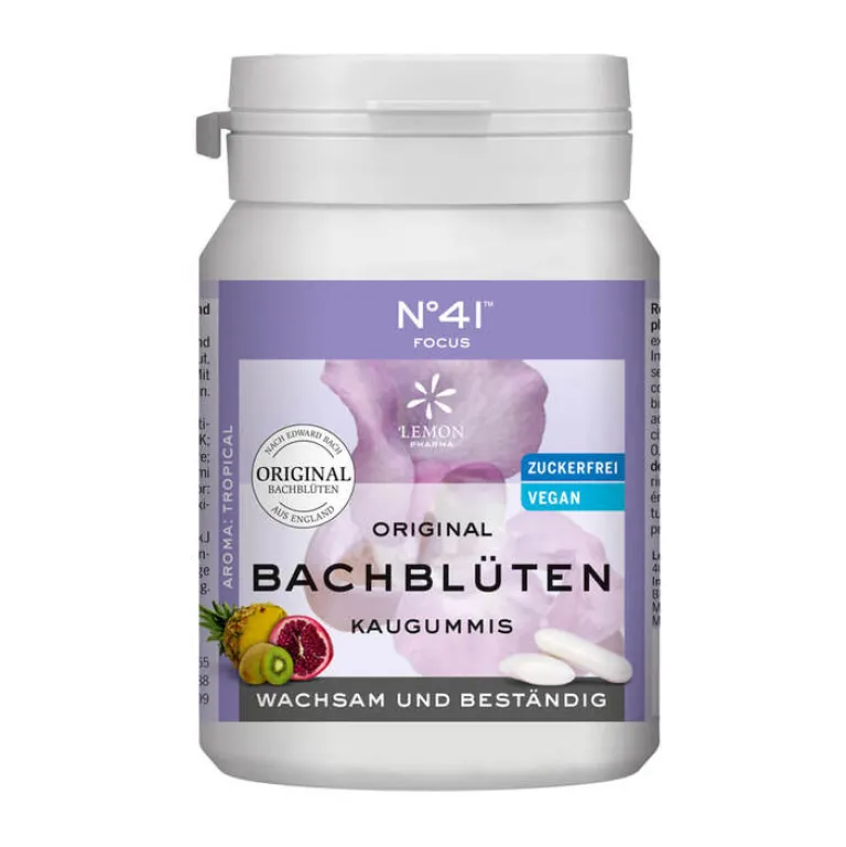 Best Konzentration Kaugummi nach Dr. Bach, 40 St Kaugummis