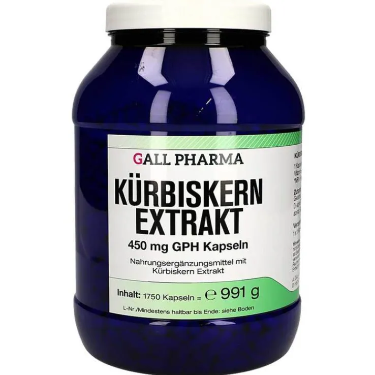 Kürbiskern Extrakt 450 mg GPH Kapseln, 1750 St