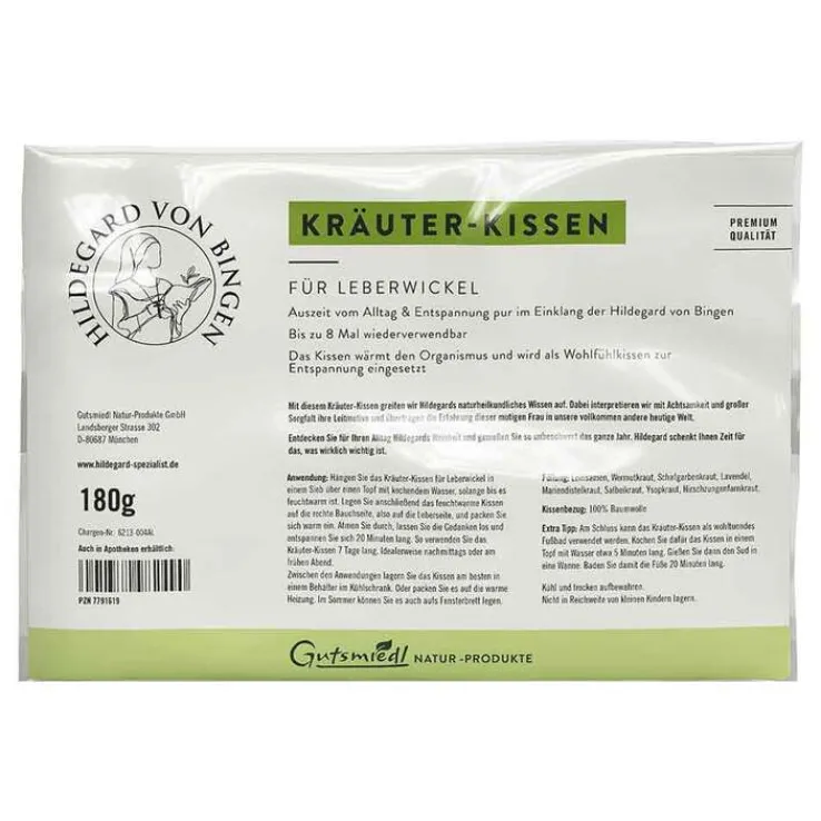 Kräuterkissen für Leberwickel Hildeg.v.Bingen 180g, 1 St