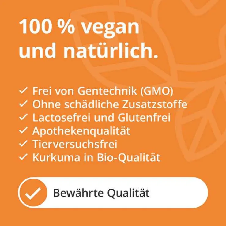 Kurkuma Kapseln + Pfeffer Curcumin hochdosiert, 90 St