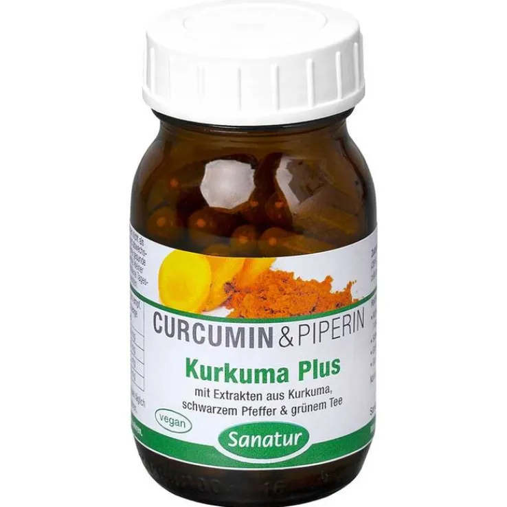 Kurkuma Plus Curcumin & Piperin Kapseln, 180 St