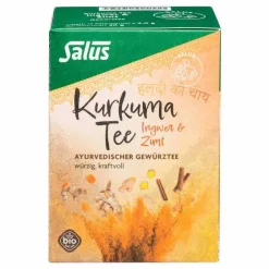 Best Kurkuma Tee Ingwer & Zimt Bio Salus Filterbeutel, 15 St Kräutertee|Bio Tee