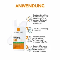 Anthelios Oil Control Fluid Uvmune 400, 50 ml Lsf 50+|Gesicht