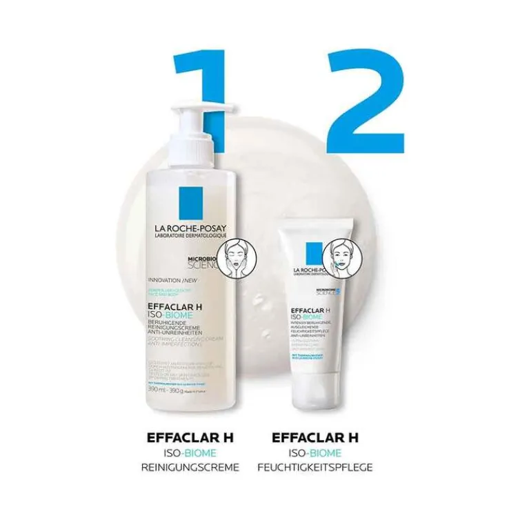 La Roche Posay Effaclar H Iso-Biome Reinigungscreme, 390 ml