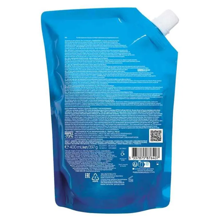La Roche Posay Effaclar schäumendes Reinigungsgel , 400 ml