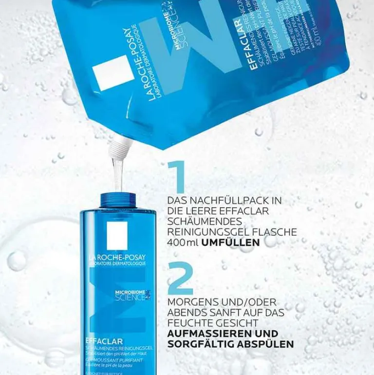 La Roche Posay Effaclar schäumendes Reinigungsgel , 400 ml