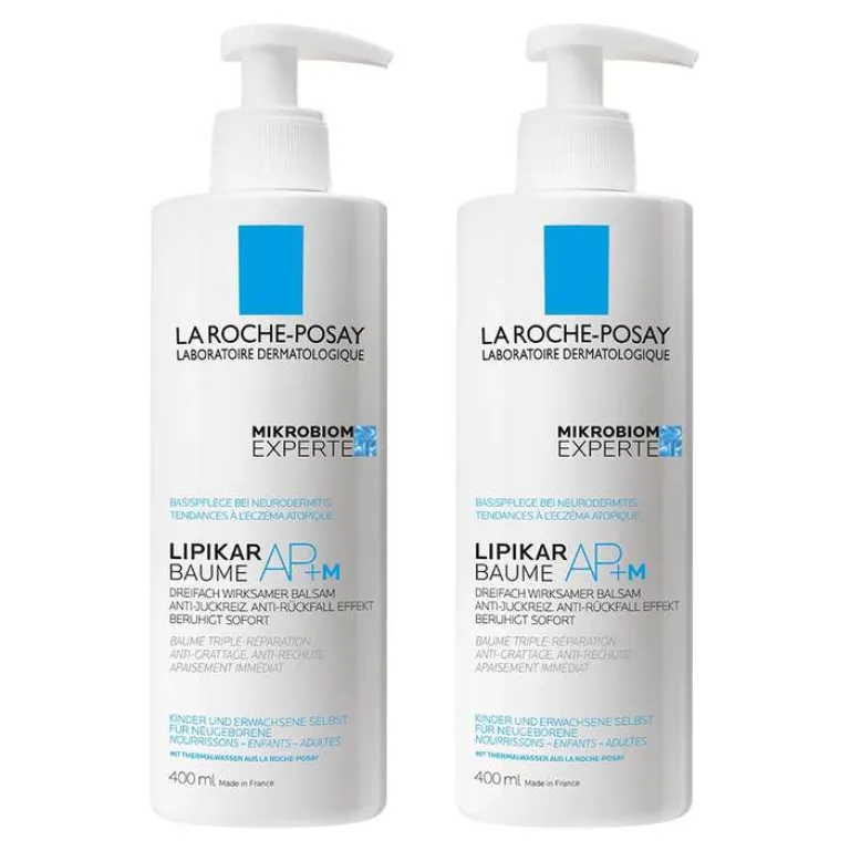 New La Roche Posay Lipikar Baume AP + M Creme, 2x400 ml
