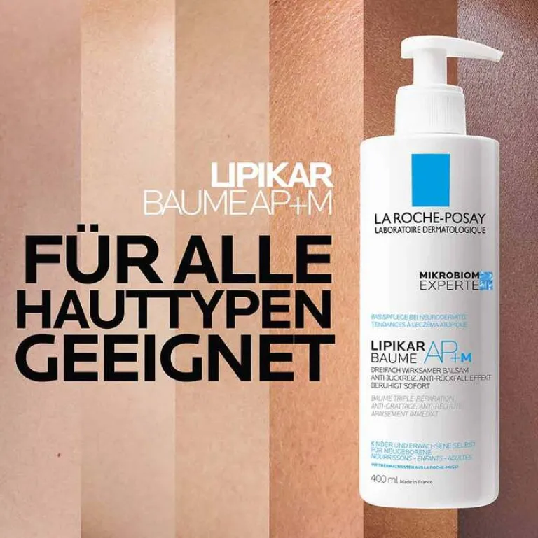 New La Roche Posay Lipikar Baume AP + M Creme, 2x400 ml