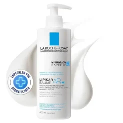 Best Lipikar Baume AP + M Creme, 400 ml Trockene & Sensible Haut|Neurodermitis Basispflege