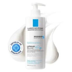 Best Lipikar Baume AP + M Creme, 400 ml Trockene & Sensible Haut|Neurodermitis Basispflege