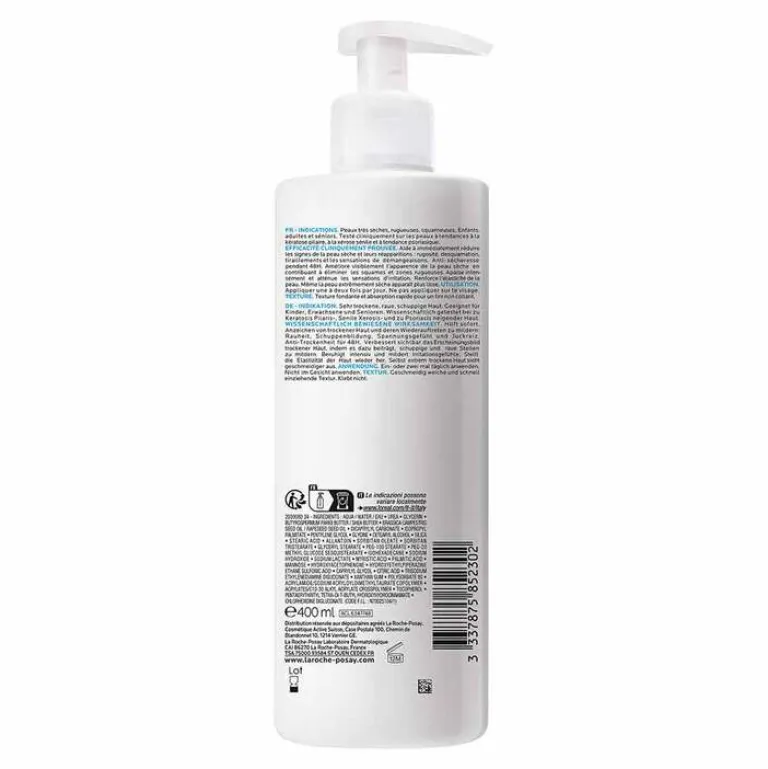 Best Lipikar Lait Urea 10%, 400 ml Neurodermitis Basispflege|Körpermilch & Lotionen