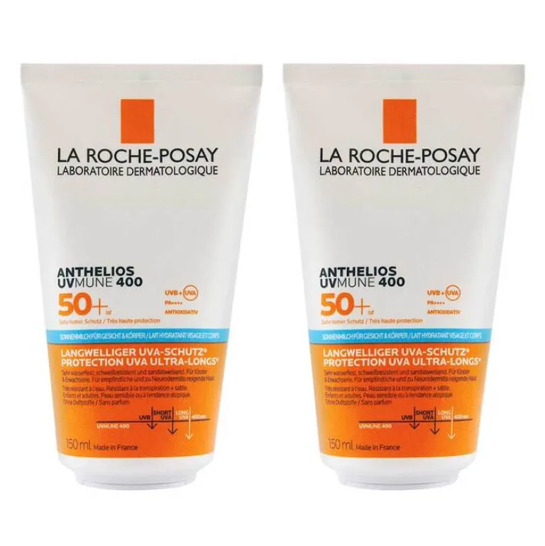 Clearance Anthelios Körp. + Gesicht Uvmune LSF 50 +, 2x150 ml Lsf 50+