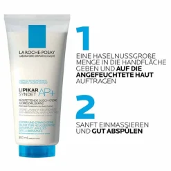 Best La Roche-Posay Lipikar Syndet AP+ Reinigungs-Cremegel, 200 ml Trockene & Sensible Haut|Handseife
